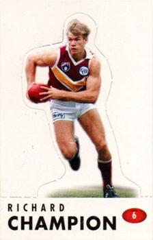 1996 Select AFL Stickers - Stand Ups #6 Richard Champion Front
